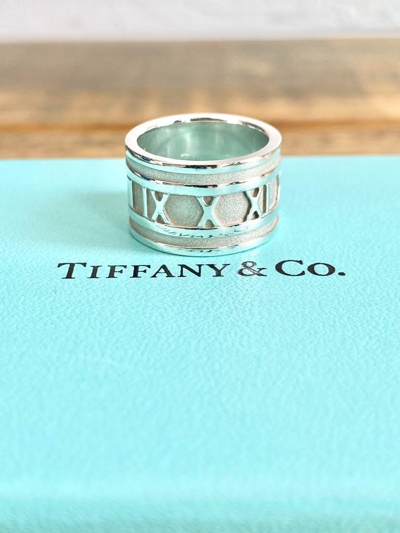 10号 TIFFANY ティファニー アトラス ワイド リング 指輪 Ag925