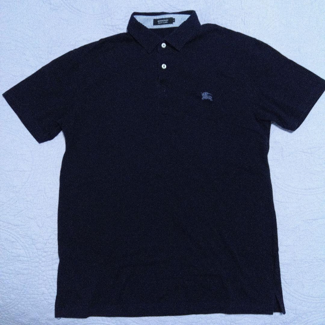 BURBERRY BLACK LABEL ネイビー ポロシャツ　メンズ　サイズ4 BURBERRY BLACK LABEL ポロシャツ ブラック サイズ2 - メルカリ