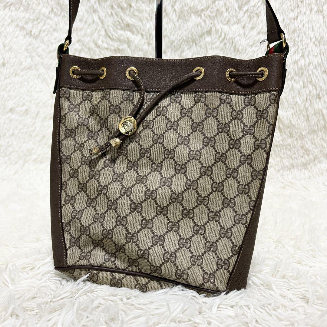 GUCCI グッチ シェリーライン インターロッキングG金具 ショルダーバッグ グッチ ショルダーバッグ シェリーライン GGスプリーム インター