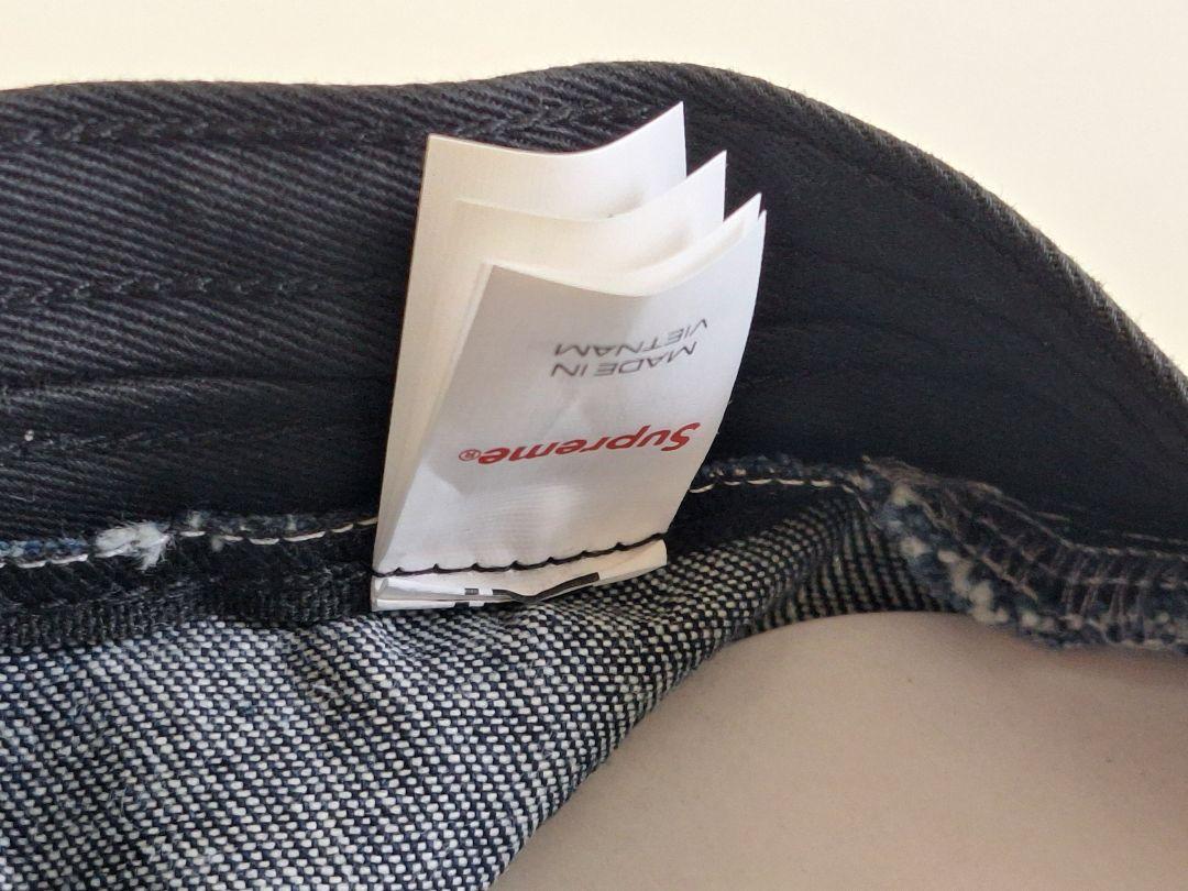 【新品・未着用】Supreme　Lasered　Denim　Camp　Cap