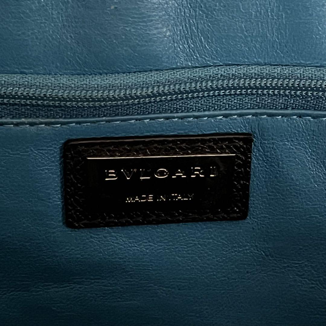 BVLGARI メンズ ビジネスバッグ ブラック レザー