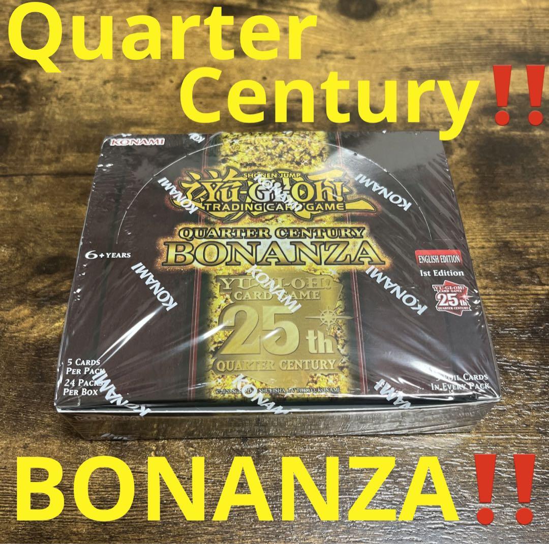 遊戯王【英語版】Quarter Century BONANZA‼️未開封 BOX