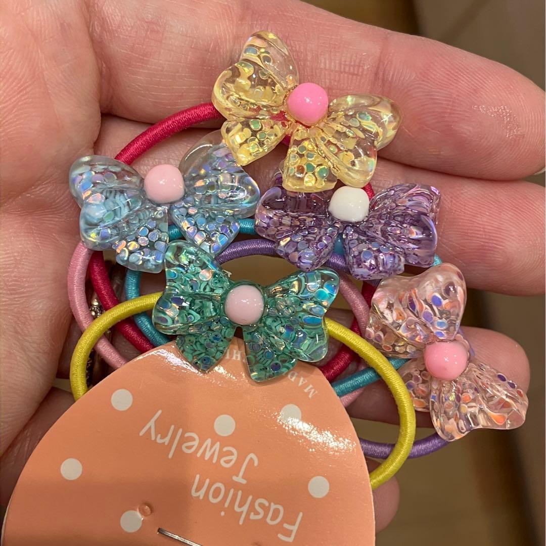 【計11本】カラフル、キラキラ ヘアゴム セット 【計11本】カラフル、キラキラ ヘアゴム セット