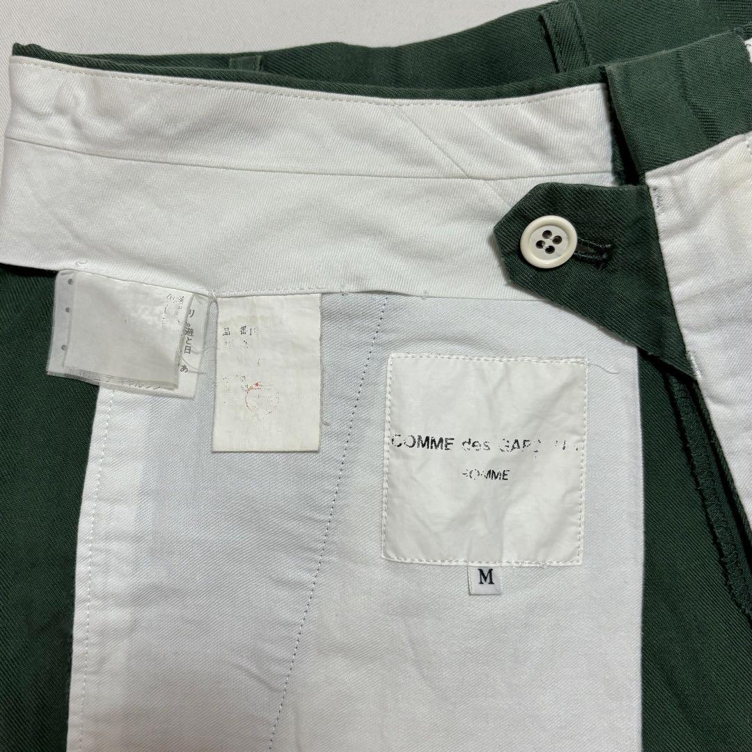【良品】コムデギャルソンオム　ワイドパンツ　田中オム　90s　アーカイブ　タック 良品】コムデギャルソンオムワイドパンツ田中オム90sアーカイブ