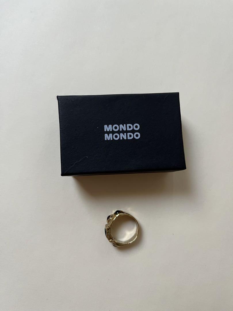 MONDO MONDO SUEDE RING IN BRASS - メルカリ