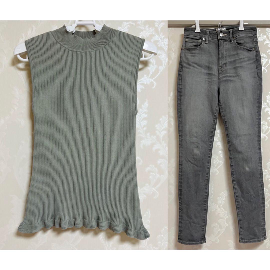 eimy istoire♡mint tops+demim set(個別販売不可)