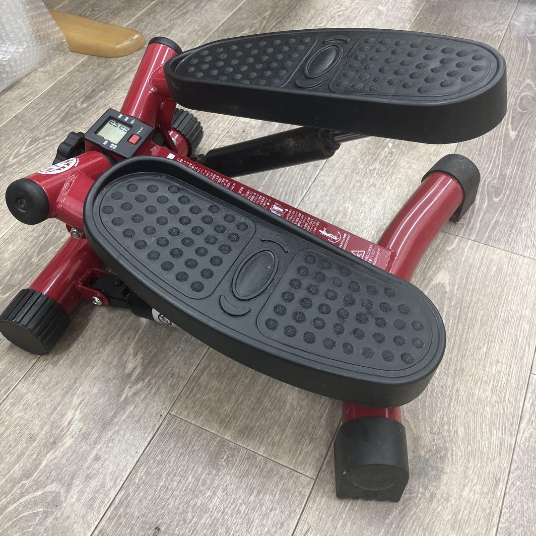 NICE DAY ステッパー 赤 ショップジャパン ステッパーナイスデイ コンパクト レッド