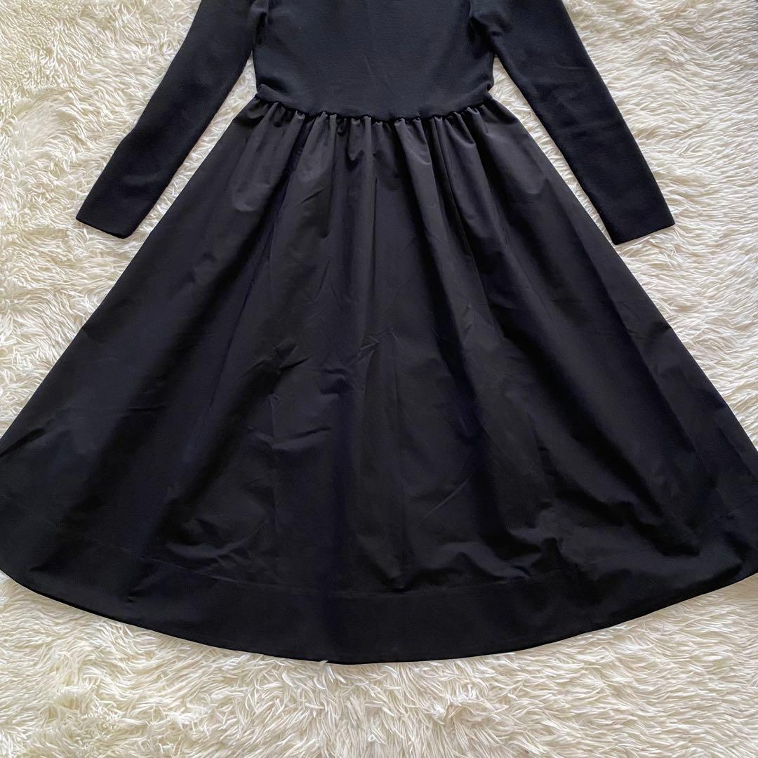 モデル アナイ ニット ロングワンピース リボン付 タフタドッキングM ANAYI DECORATOM_COM_BR