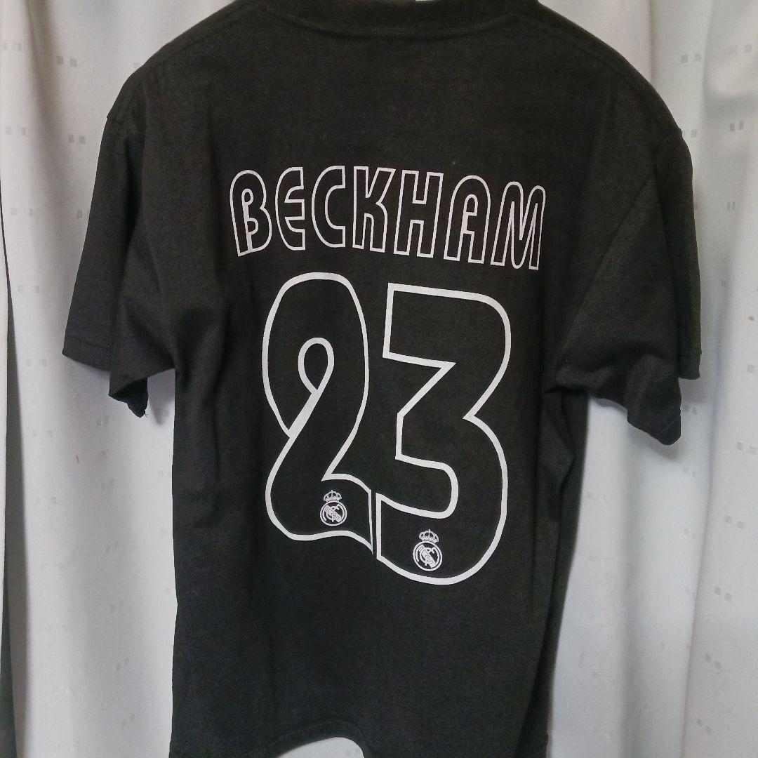 ベッカムtシャツレアルマドリード23 M黒