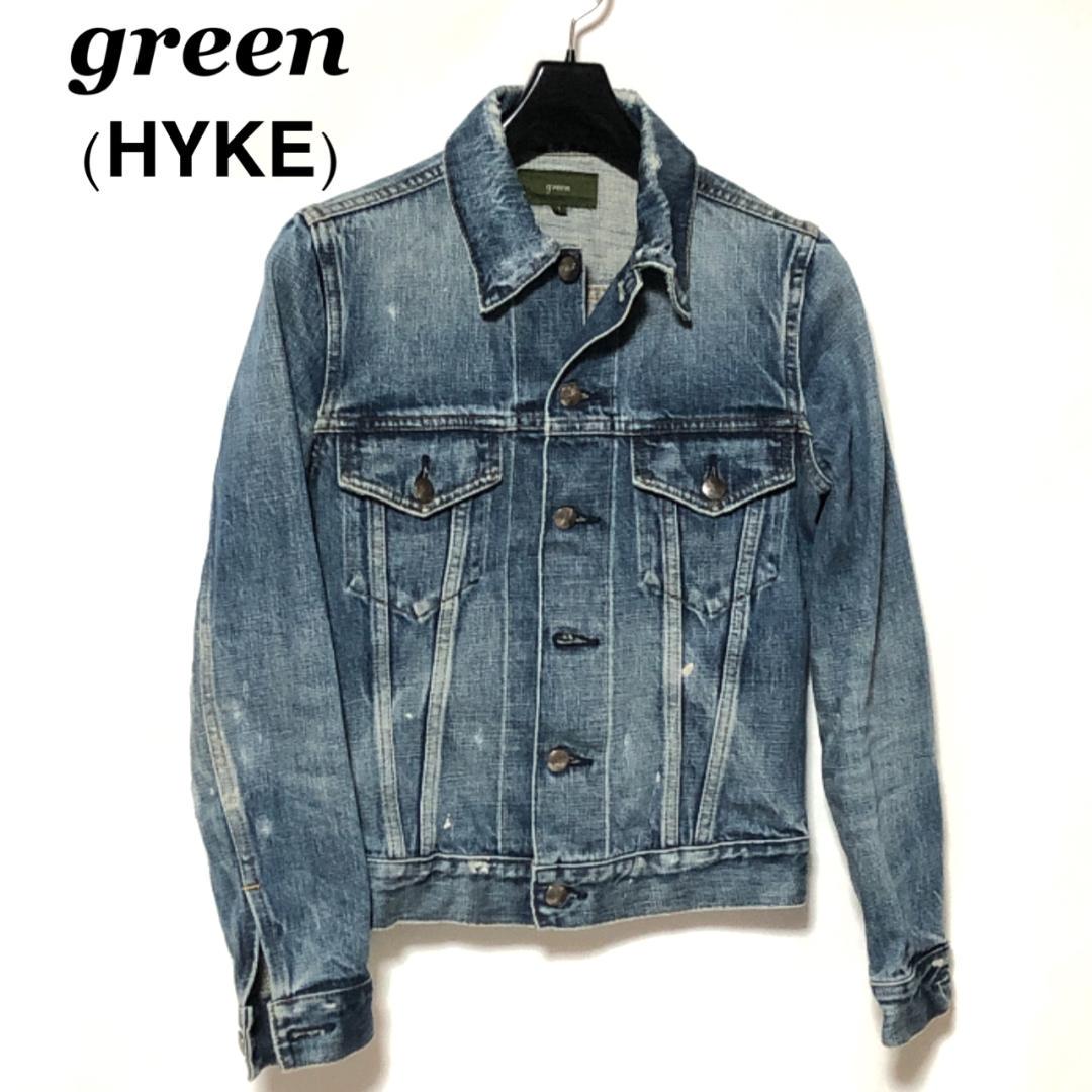 感謝価格】 green (現HYKE)デニムジャケット Gジャン - Gジャン セールクーポン GREEN Gジャン デニムジャケット (HYKE) Gジャン/デニムジャケット