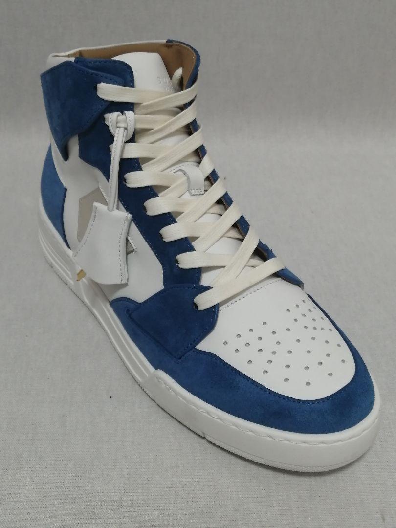 ♂新品・ハイカットスニーカー【BUSCEMI】レザー ラグジュアリー