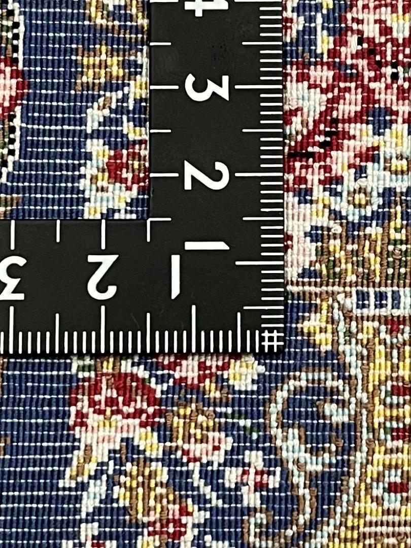 高密度シルクペルシャ絨毯｜クムデザイン｜100×150cm｜約225万ノット