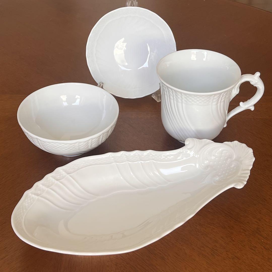 Richard Ginori ホワイト食器セット　8枚 美品】リチャードジノリ☆ベッキオホワイト☆おまとめ4点