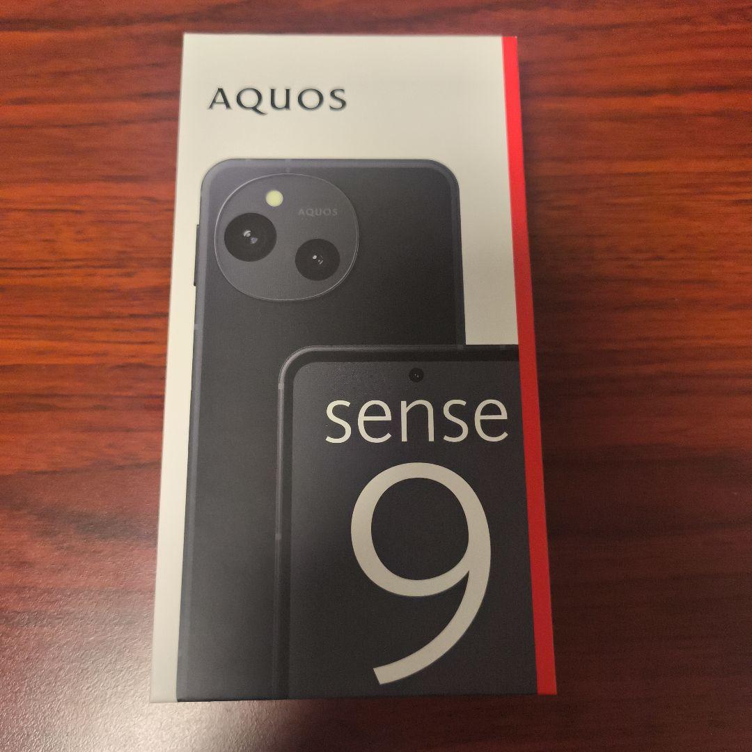 AQUOS sense9 6GB/128GBモデル ブラック