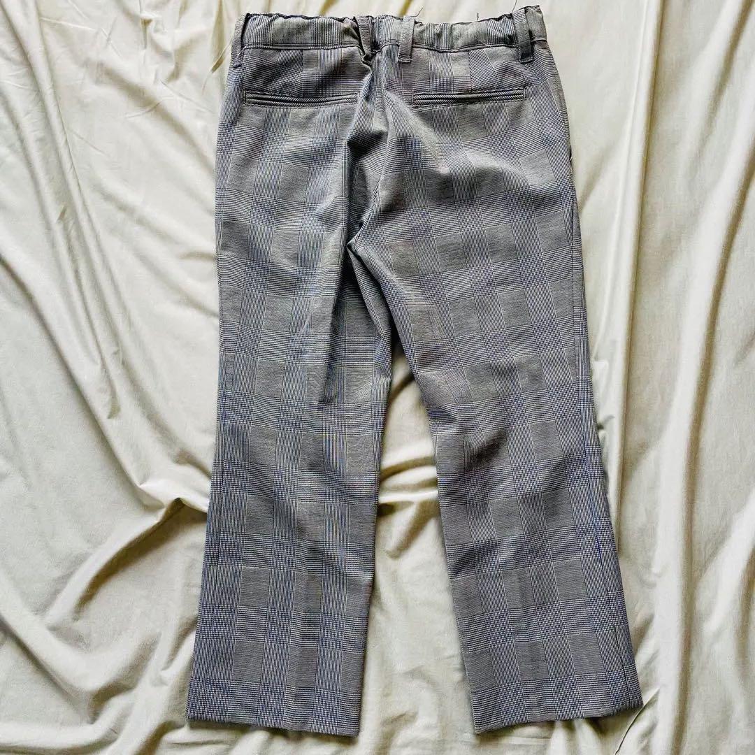 美品 BEAMS スーツ セットアップ グレー フォーマル チェック 130
