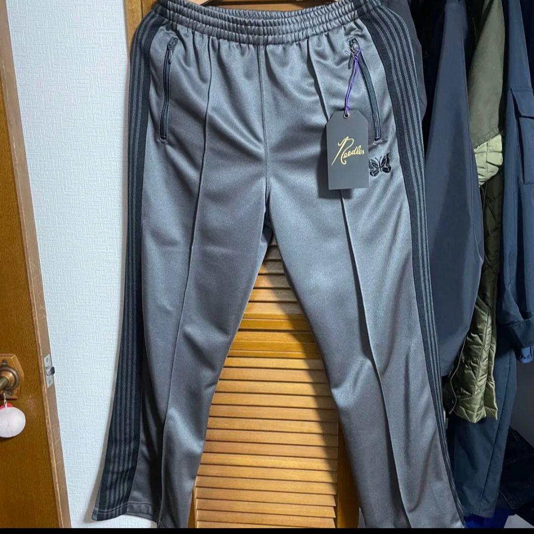 needles トラックパンツ　M ニードルズ　タグ付き ニードルズ NEEDLES ヒザデル ポリエステル スムース トラック