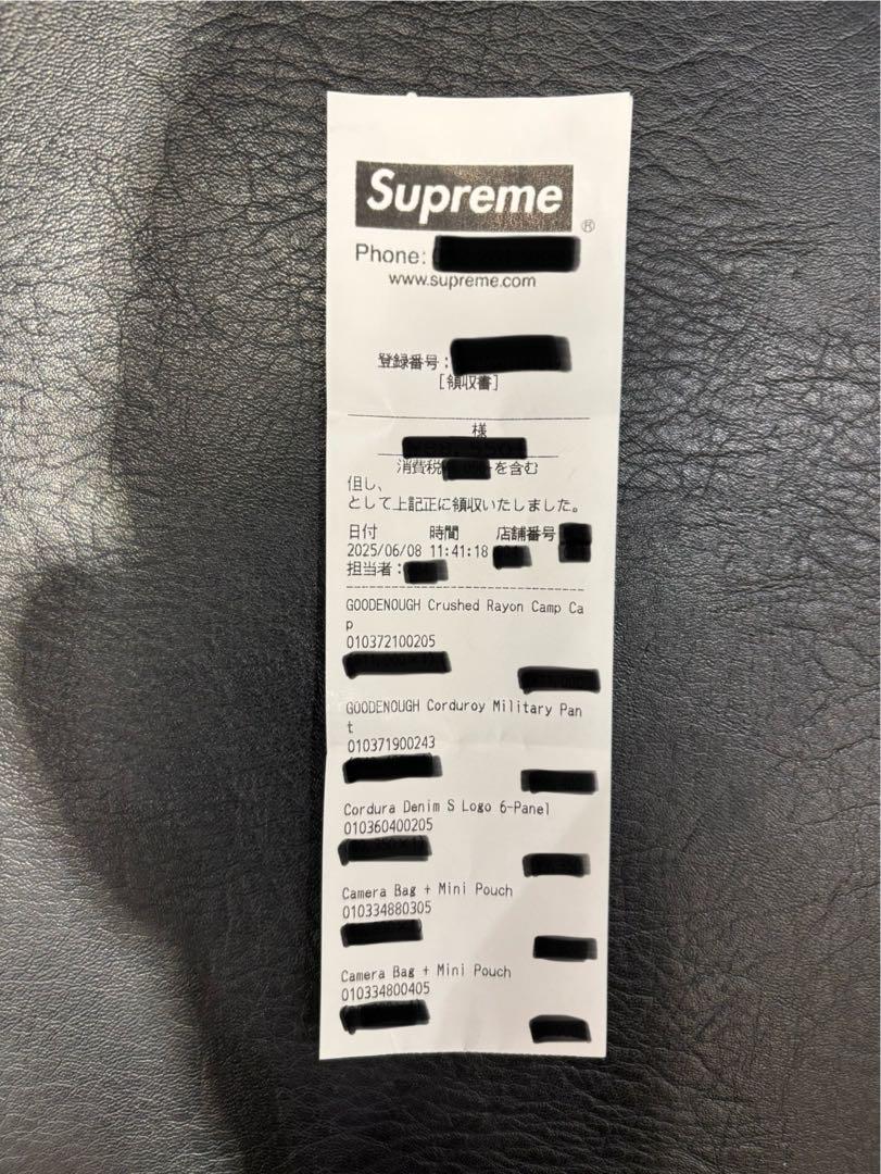 帽子 Supreme GOODENOUGH Crushed Camp Cap