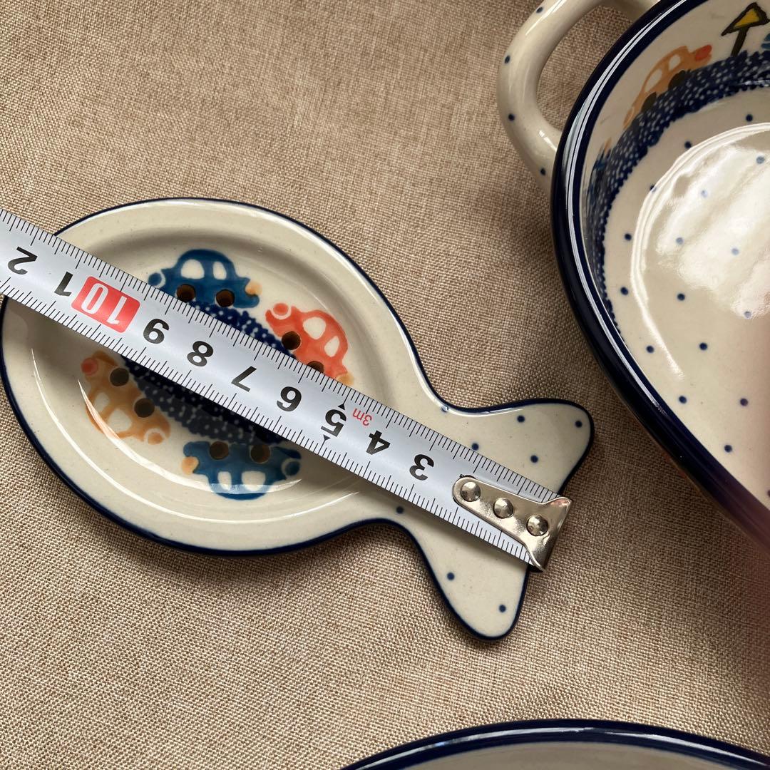 ポーリッシュポタリー　ポーランド食器　お魚