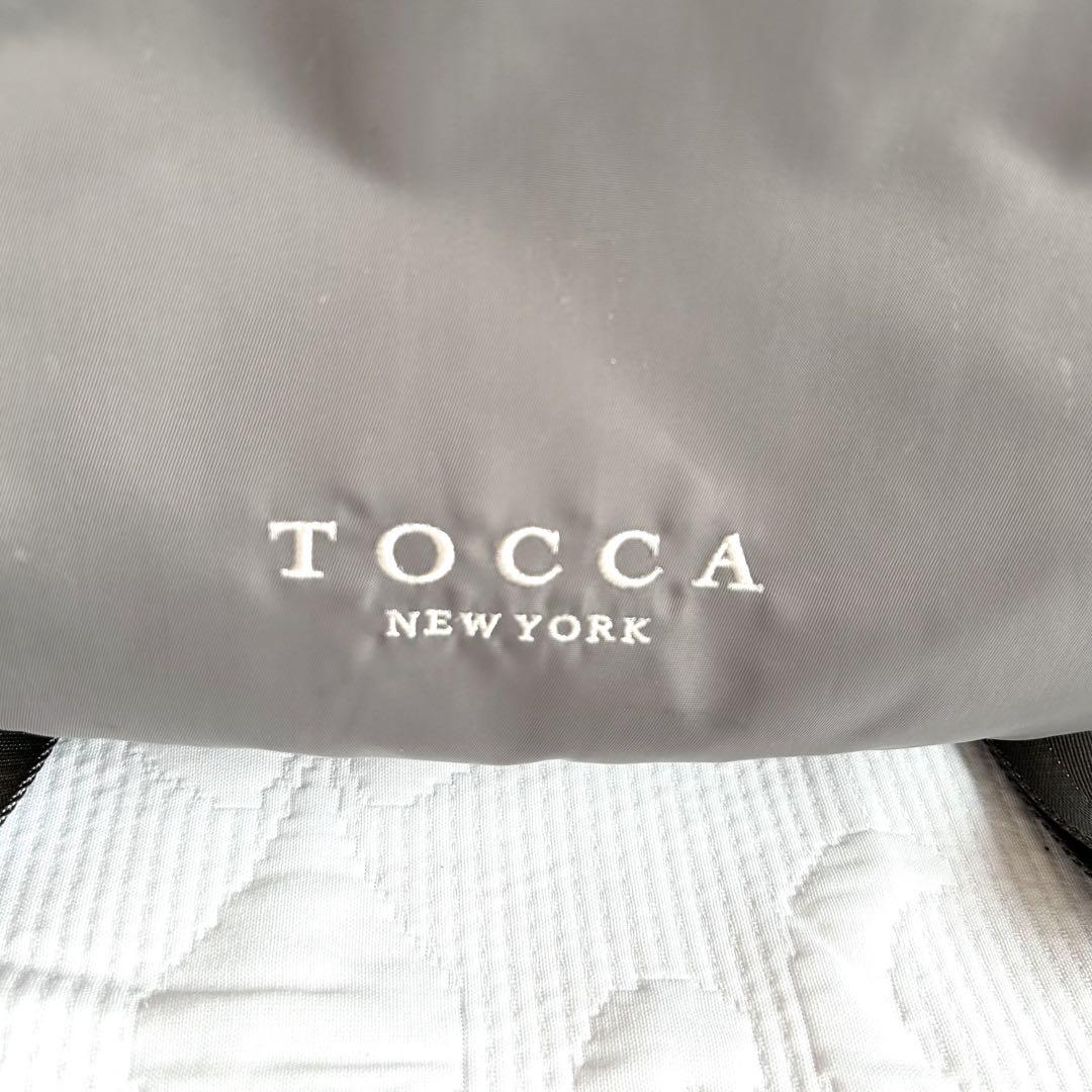 ✨美品✨ トッカ リュック ロゴあり 大容量 グレージュ マザーズ ポケットあり