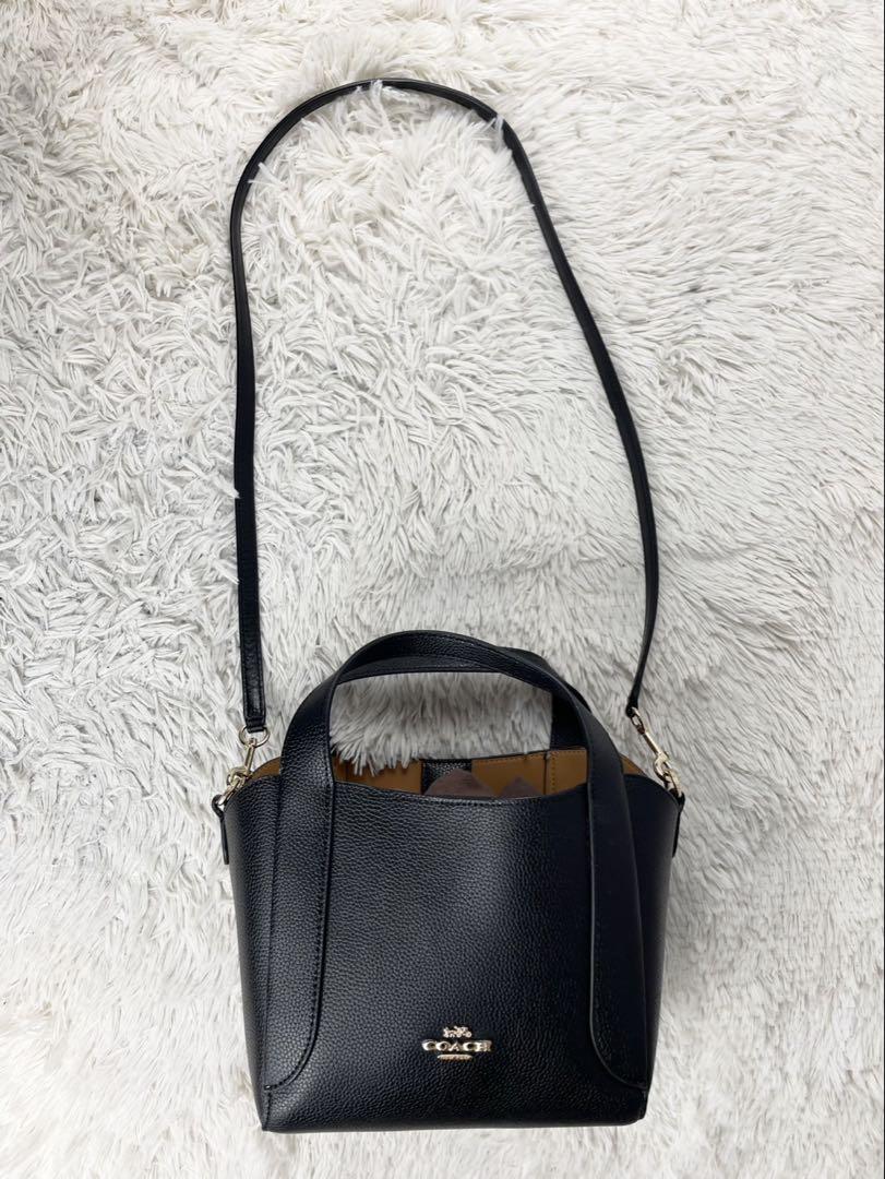 【COACH】美品！2way レザー　ハンドバッグ　ショルダーバック　ブラック COACH コーチ ショルダーバッグ レディース 縦型 レザー 2way