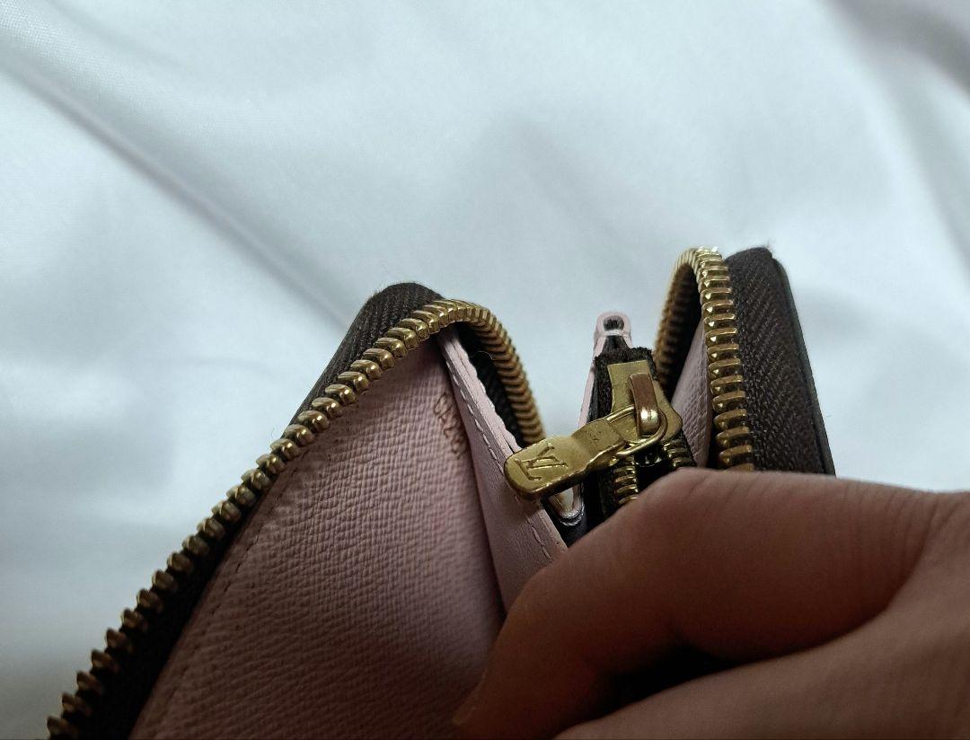 LOUIS VUITTON クレマンス ローズバレリーヌ モノグラム長財布 美品
