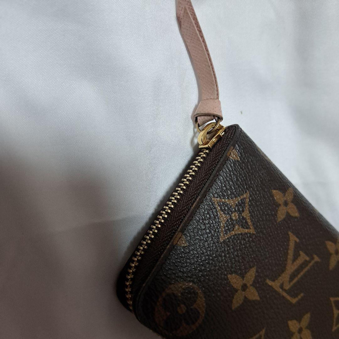 LOUIS VUITTON クレマンス ローズバレリーヌ モノグラム長財布 美品