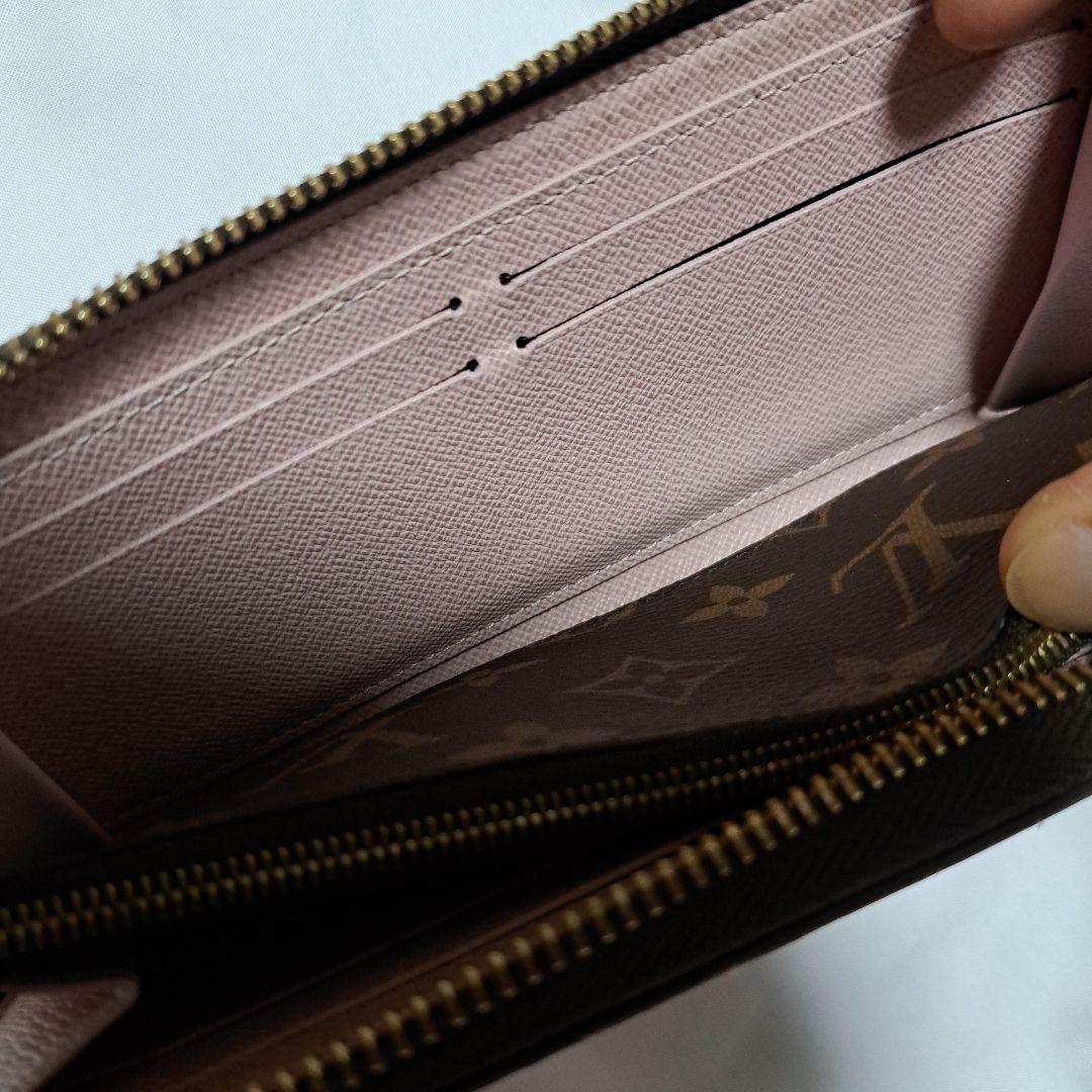 LOUIS VUITTON クレマンス ローズバレリーヌ モノグラム長財布 美品