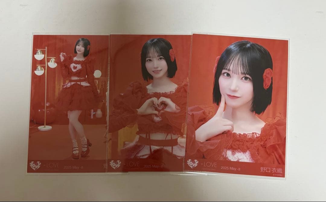 LOVE イコラブ 野口衣織 生写真 とくベチュ、して 歌唱衣装 コンプ