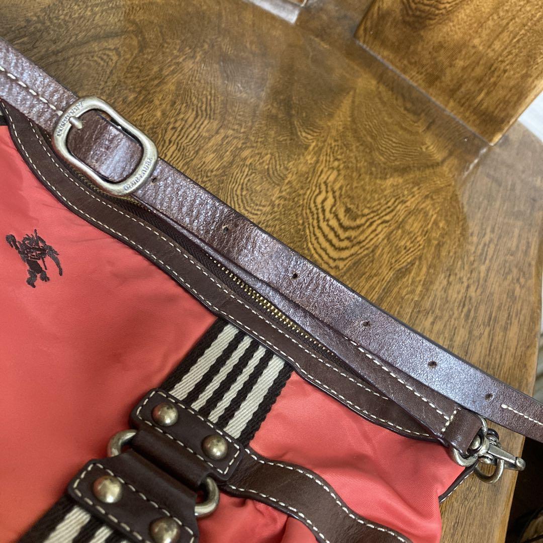 BURBERRY バーバリーブルーレーベルショルダーバッグ☆ナイロン