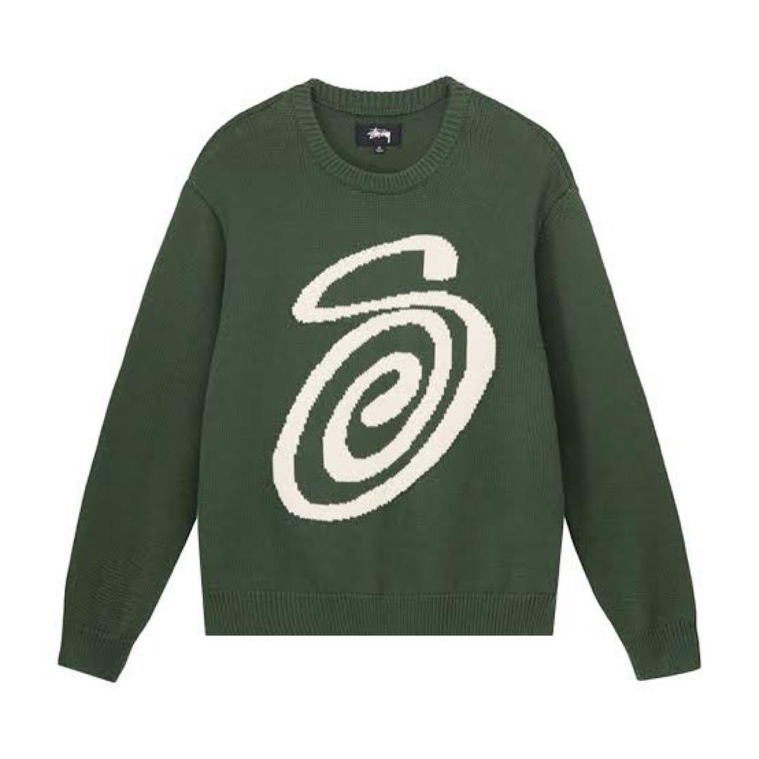 STUSSY CURLY S SWEATER 22aw ニットセーター 【新発売】 52.0%OFF