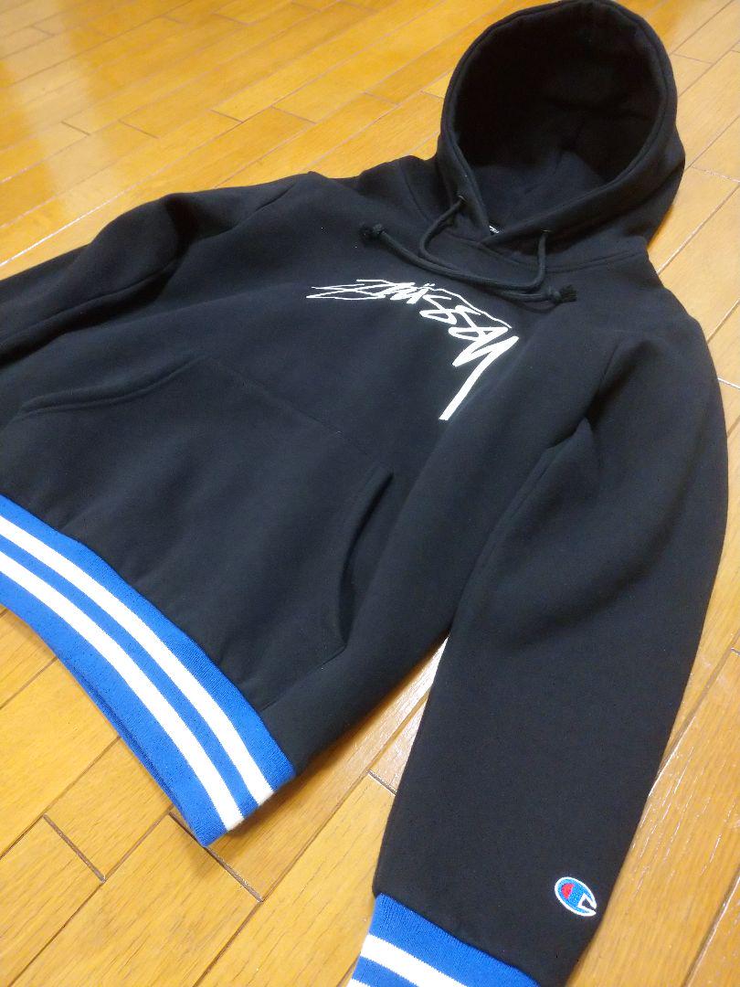stussy×championコラボ パーカー unaig-m16468235590 特価HOT