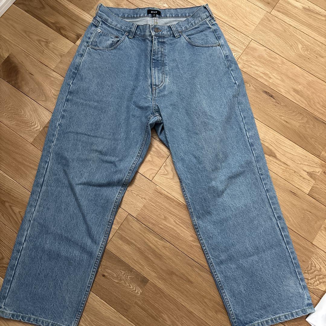 HUF ワイドレッグデニム 32
