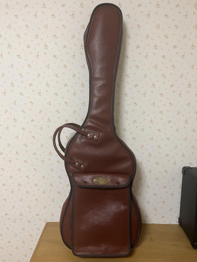 エレキ　レザー　ギグバッグ　ギターバッグ　ギターソフトケース SHIMOKURA