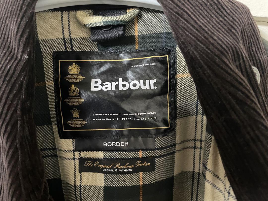 Barbour BORDER バブアー　ボーダー　古着　vintage