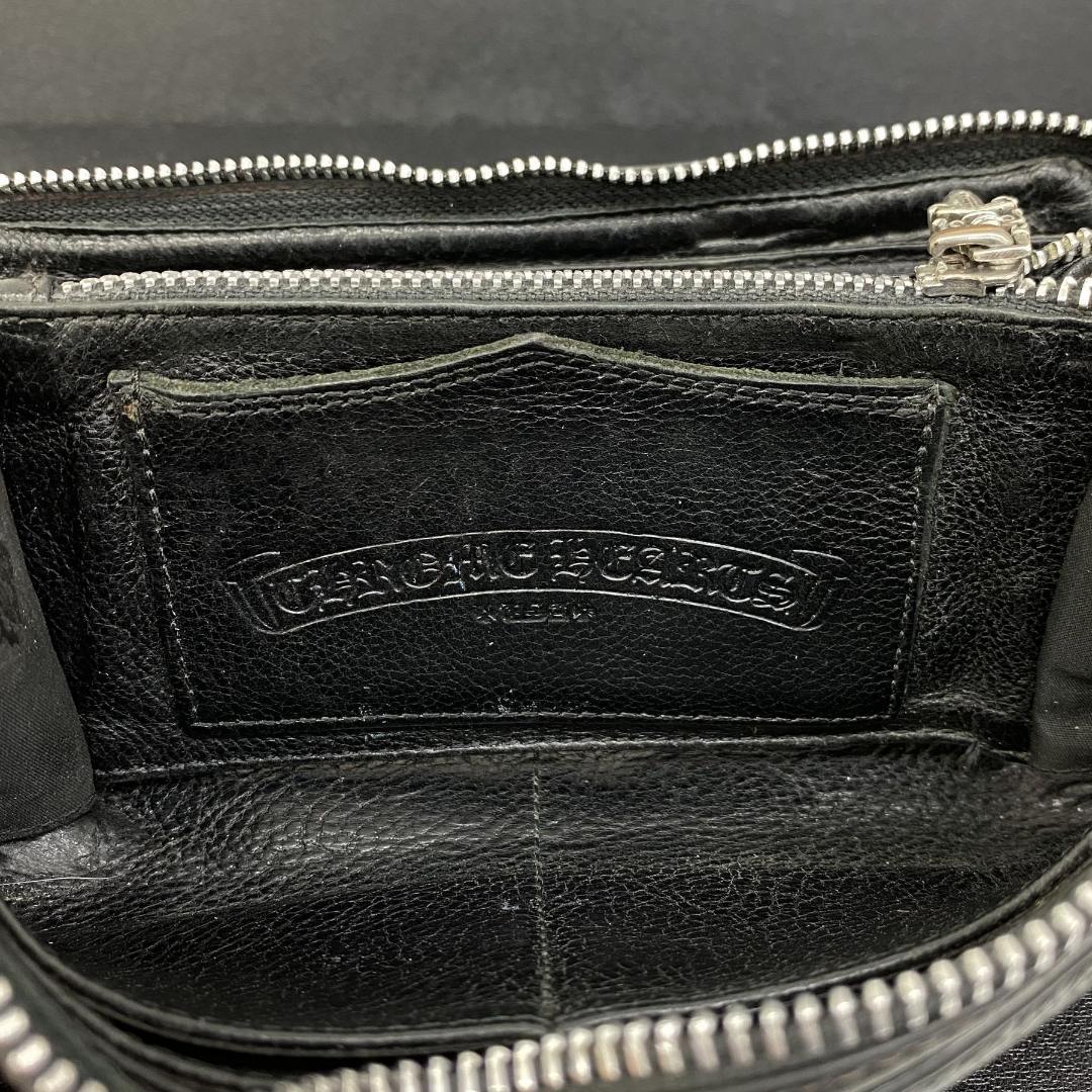 CHROME HEARTS REC F ZIP レザー ジップ ウォレット