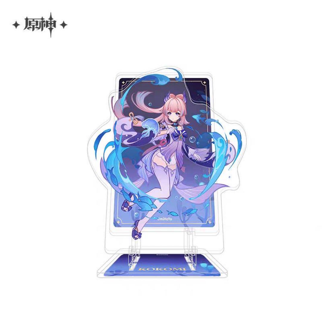 公式正規品 原神 珊瑚宮心海 アクリルスタンド スマホ立て 七聖