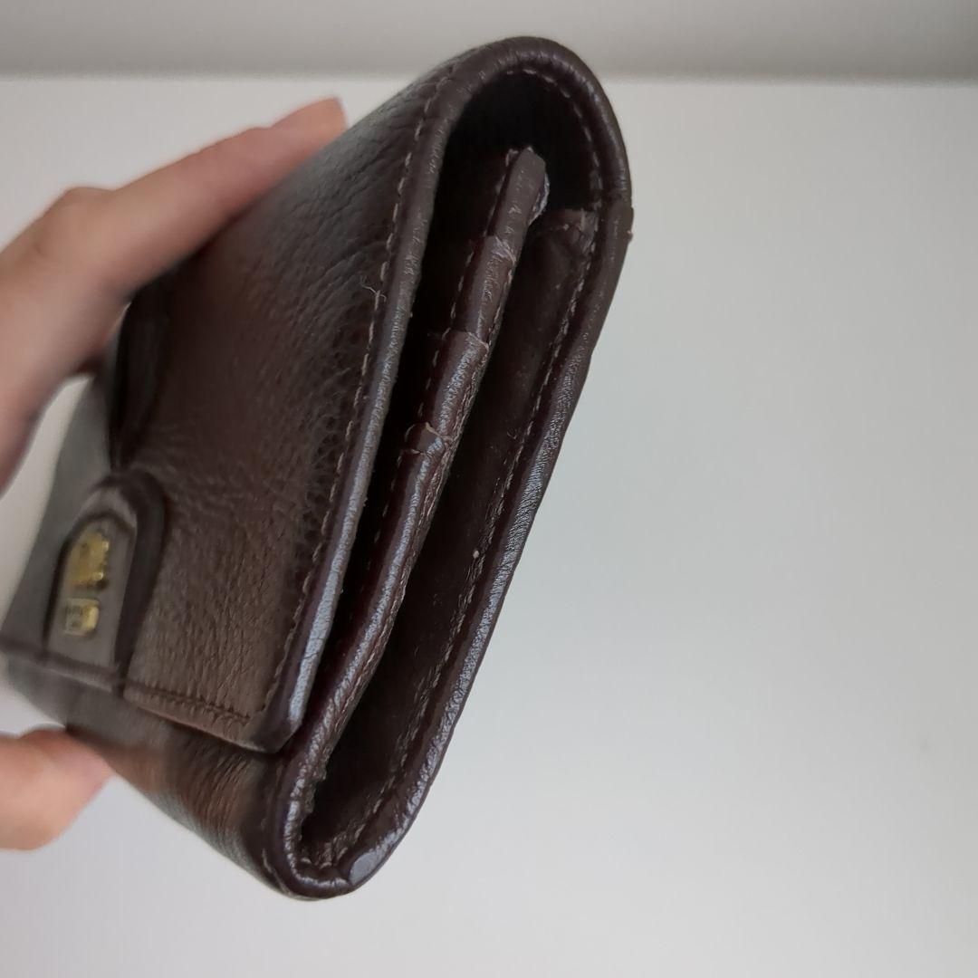 新品 COACH 長財布 ダークブラウン