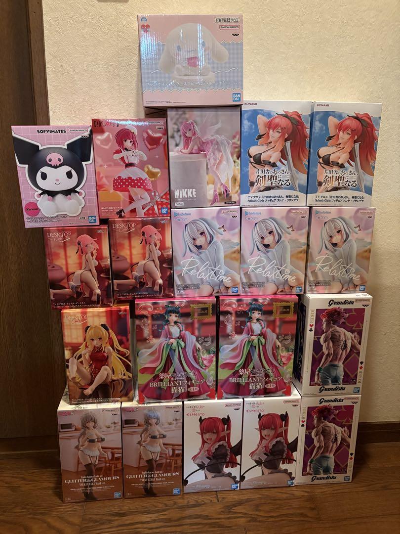 美少女フィギュア20個セットまとめ売り　ヒソカ　猫猫　モモ　天音かなた　宇崎月