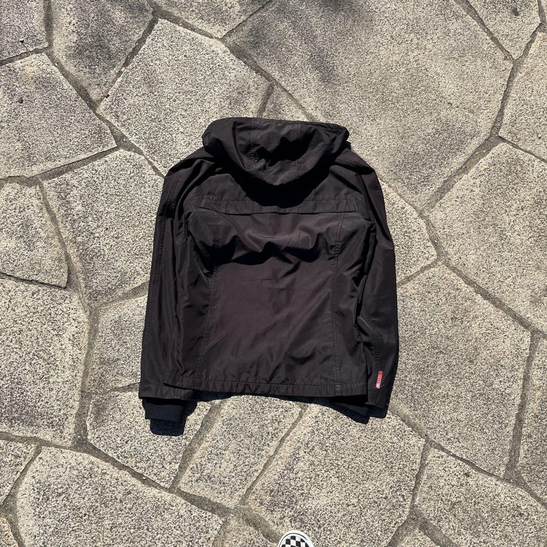 90〜00s Prada Nylon Jipup Hoodie