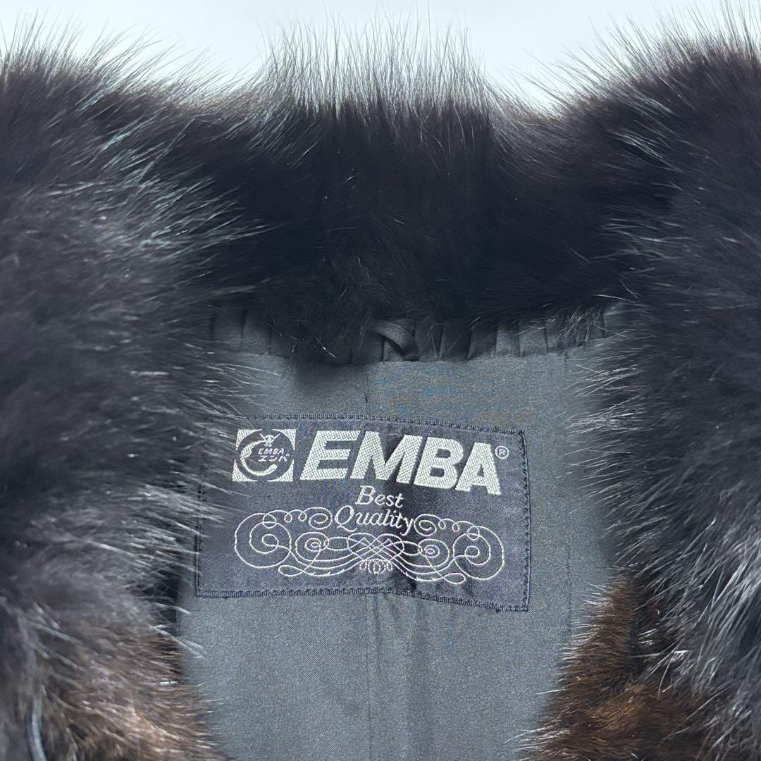 EMBA ダイヤミンク 切り替え 毛皮コート フリーサイズ リアルファー エンバ Yahoo!オークション -「emba 毛皮」の落札相場・落札価格
