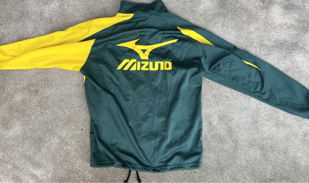 【静学】Mizuno ジャージセット 緑/黄/赤