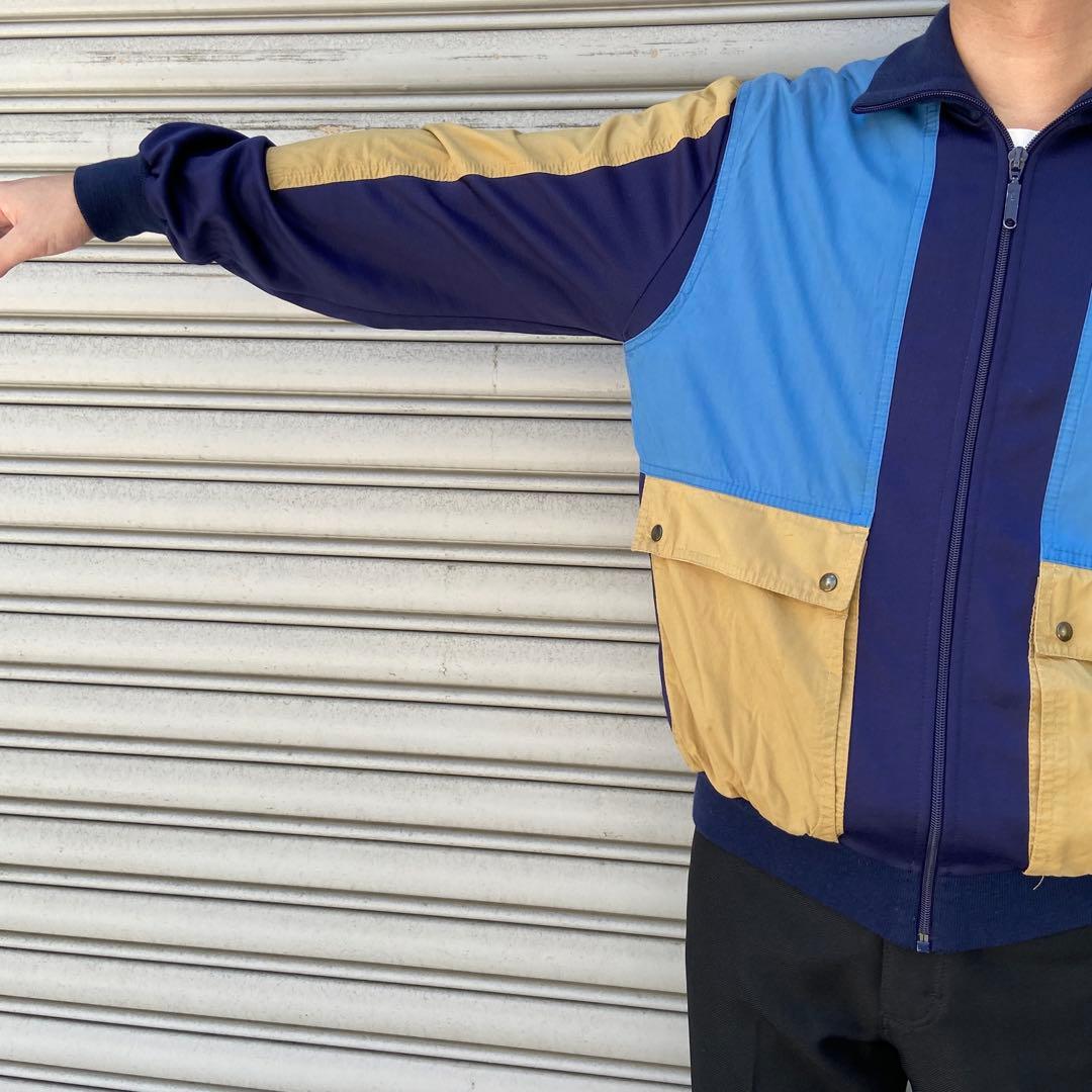 80s☆adidas☆西ドイツ製☆トラックジャケット☆ブルゾン☆マルチカラー☆S