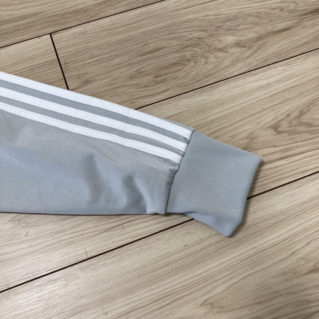 adidas アディダス トラックジャケット　/L　/ライトグレー/白系