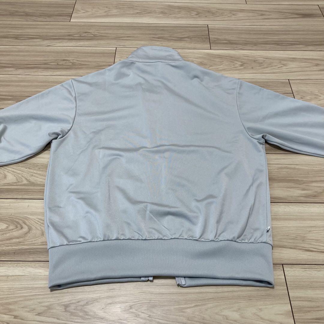adidas アディダス トラックジャケット　/L　/ライトグレー/白系