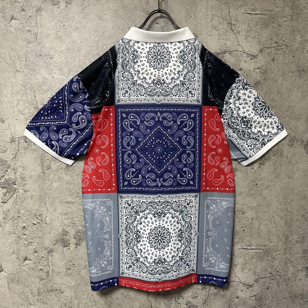 【超希少◎】VTWELVE　ポロシャツ　ペイズリー　総柄　美品　完売モデル◎