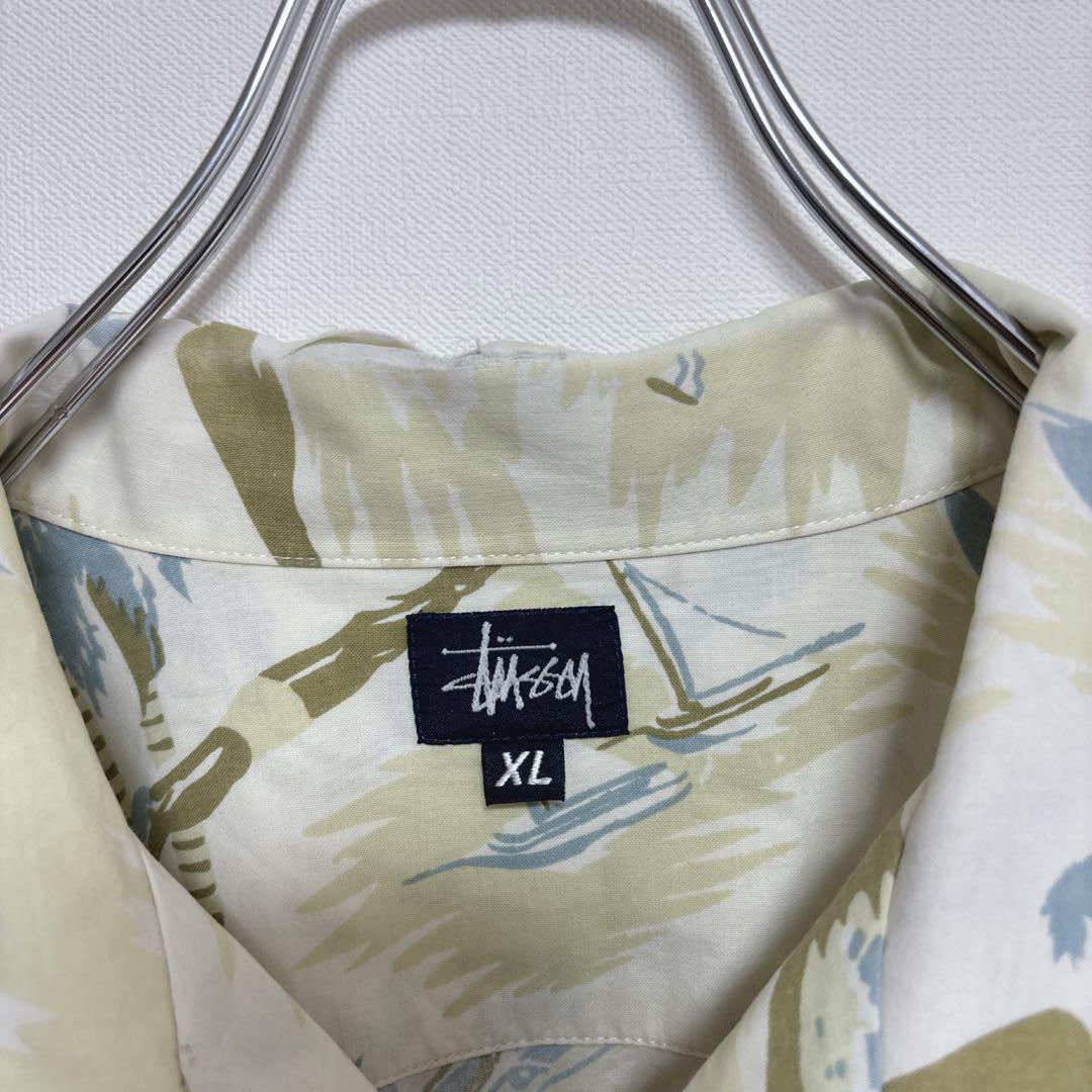 激安超安値 フラップポケット stussy ステューシー 90s usa製 XL アロハ トップス