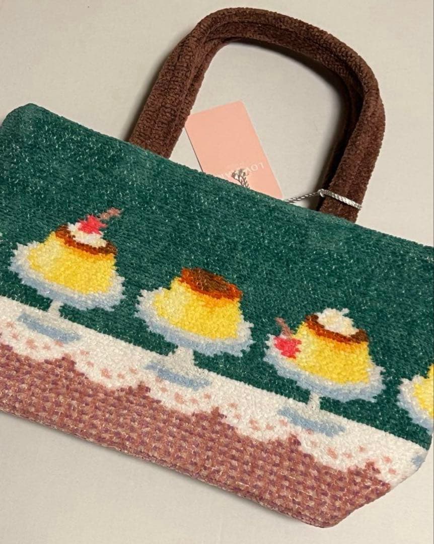 【良柄・未使用】ラブラリープディング バッグ