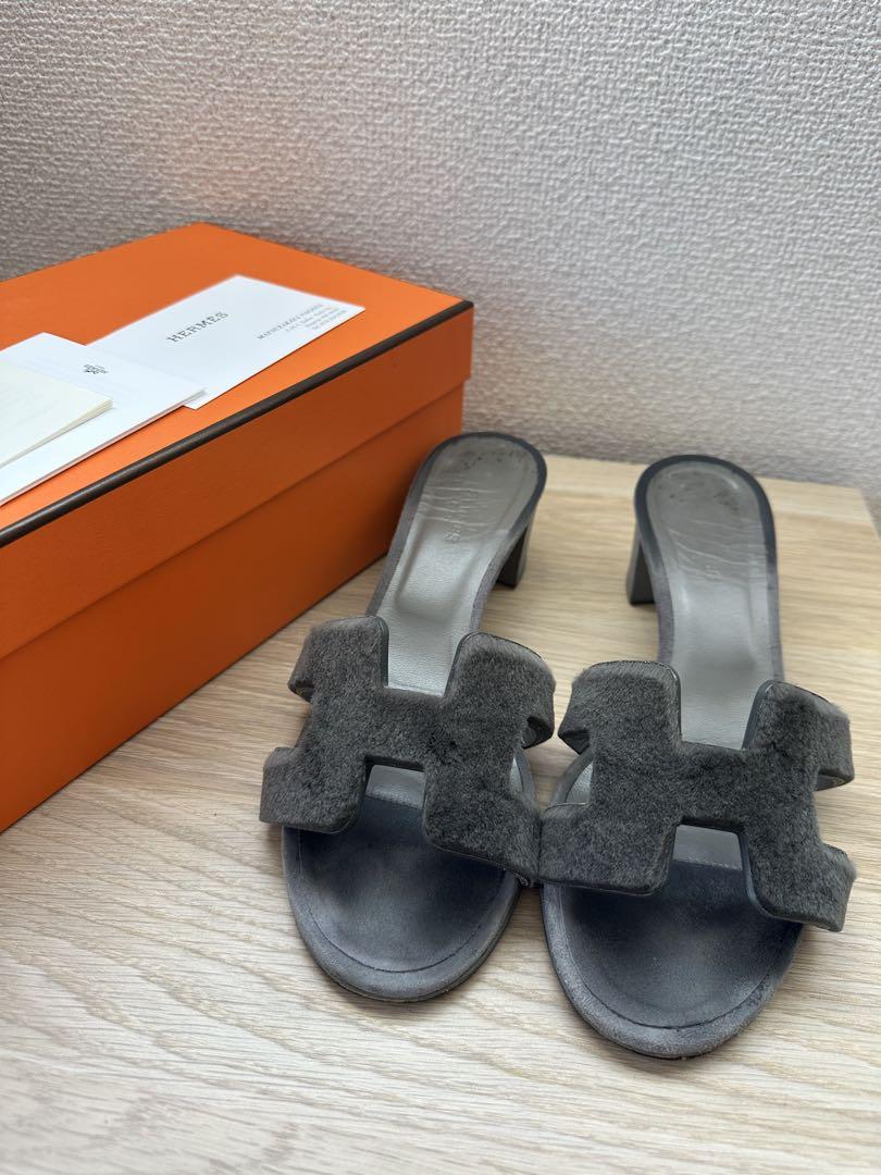 エルメス グレー 定番サンダル き