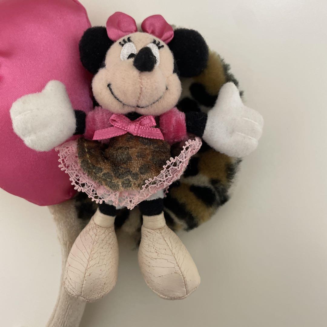 東京ディズニーリゾート ミニーマウスヒョウ柄カチューシャ 激レア 東京ディズニーリゾート カチューシャ ヒョウ柄 ピンク