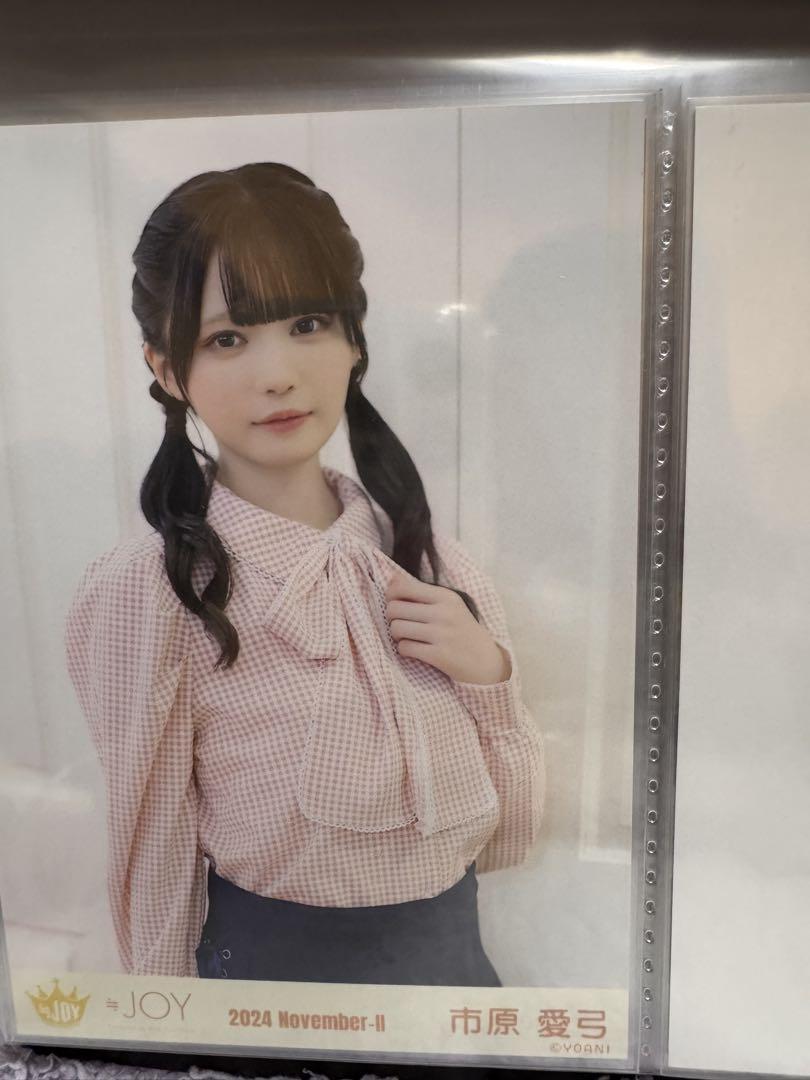 ニアジョイ 生写真 直筆 ピーチティーとピーチパイ 市原愛弓 コンプ